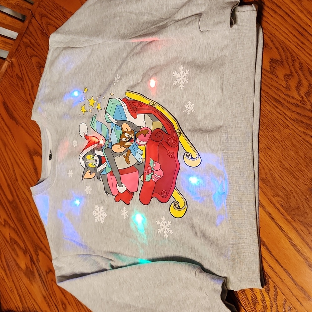 Tom & Jerry Light Up Crewneck Sweatshirt